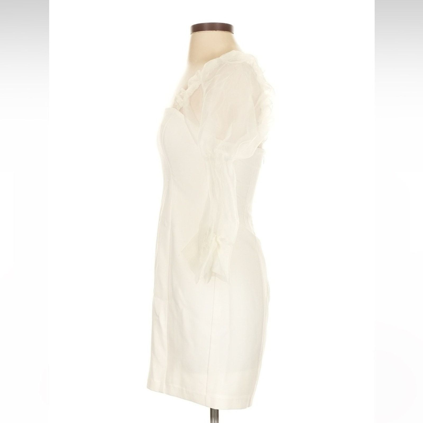 Amanda Uprichard Amanda Uprichard Tia Dress - Size XS - Ivory Size XS / US 0-2 / IT 36-38 - 7 Thumbnail