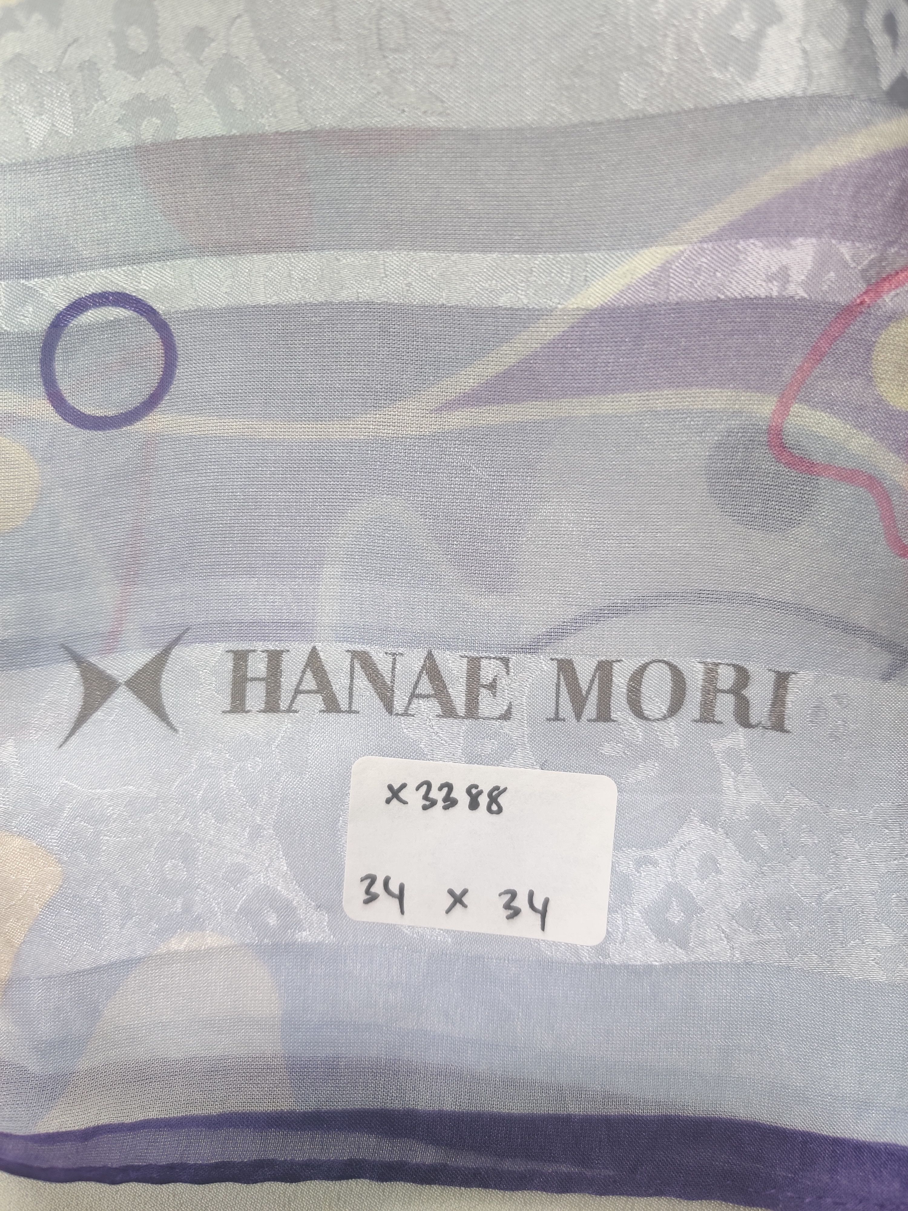 Hanae Mori × Vintage Vintage Hanae Mori Silk Scarf Size ONE SIZE - 7 Thumbnail