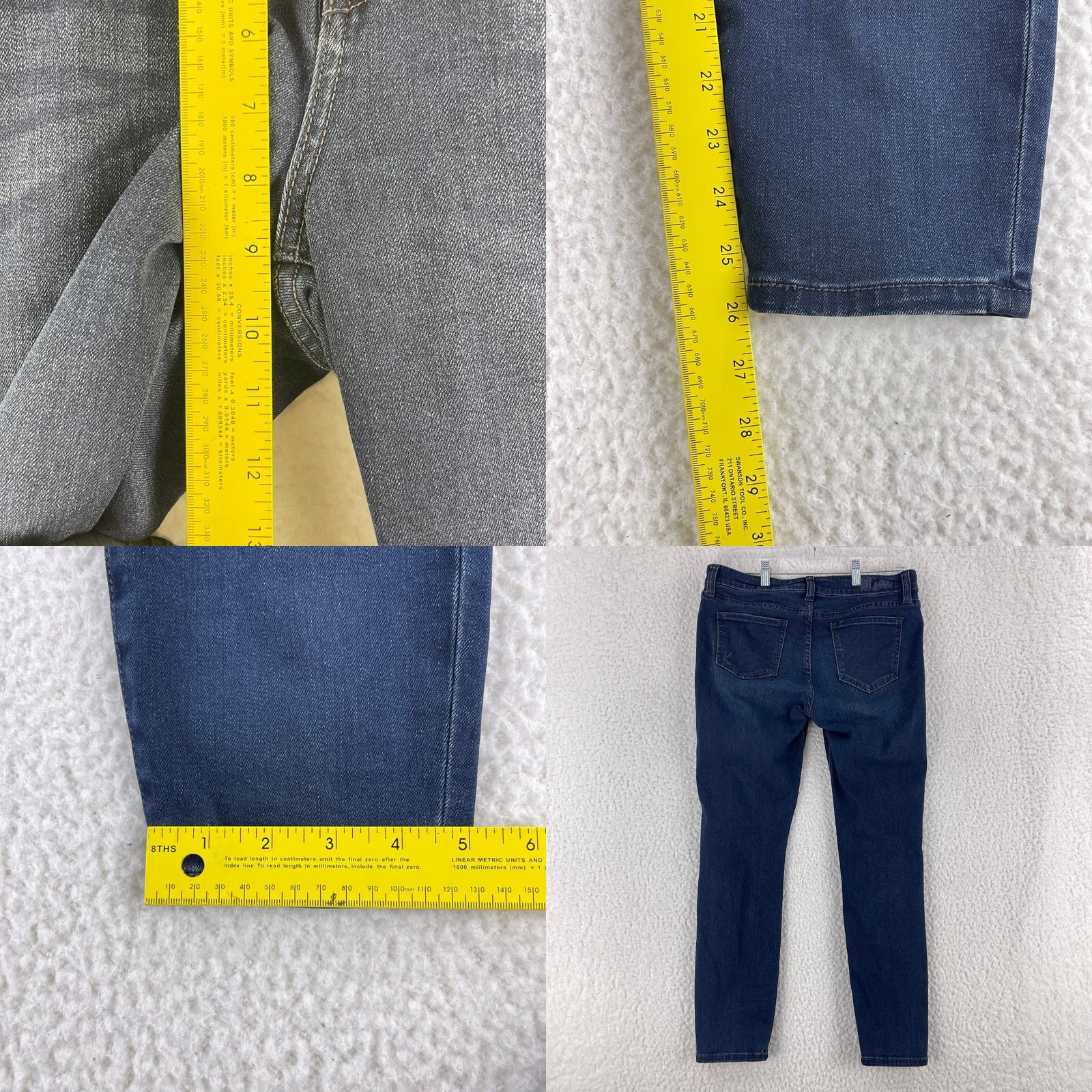 Vintage KUT from the Kloth Blue Denim Skinny Jeans Womens Mid-Rise Size 8 Size 30" / US 8 / IT 44 - 8 Thumbnail