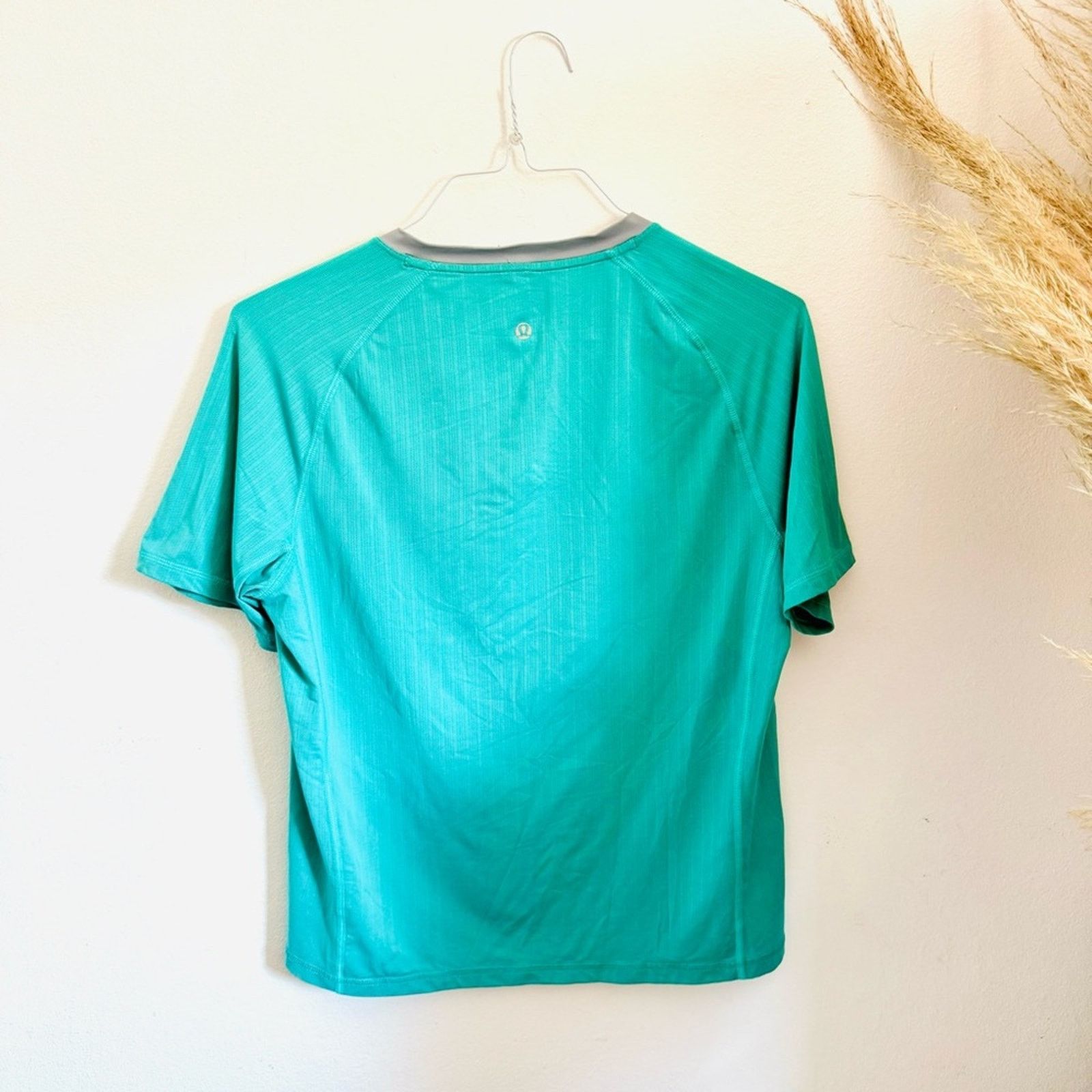 Lululemon MENS LULULEMON Aqua Blue Mint Green Gym Active Tee Shirt Top Size US S / EU 44-46 / 1 - 7 Thumbnail