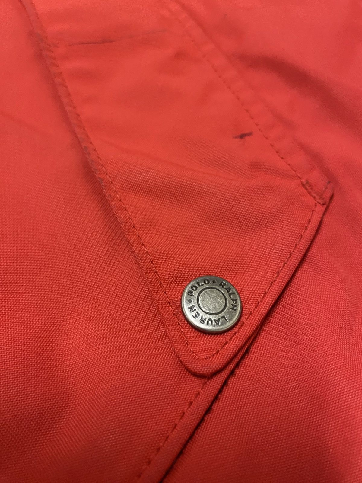 Polo Ralph Lauren Vintage Polo Ralph Lauren Down Puffer Jacket Red Zip Up Size US L / EU 52-54 / 3 - 5 Thumbnail