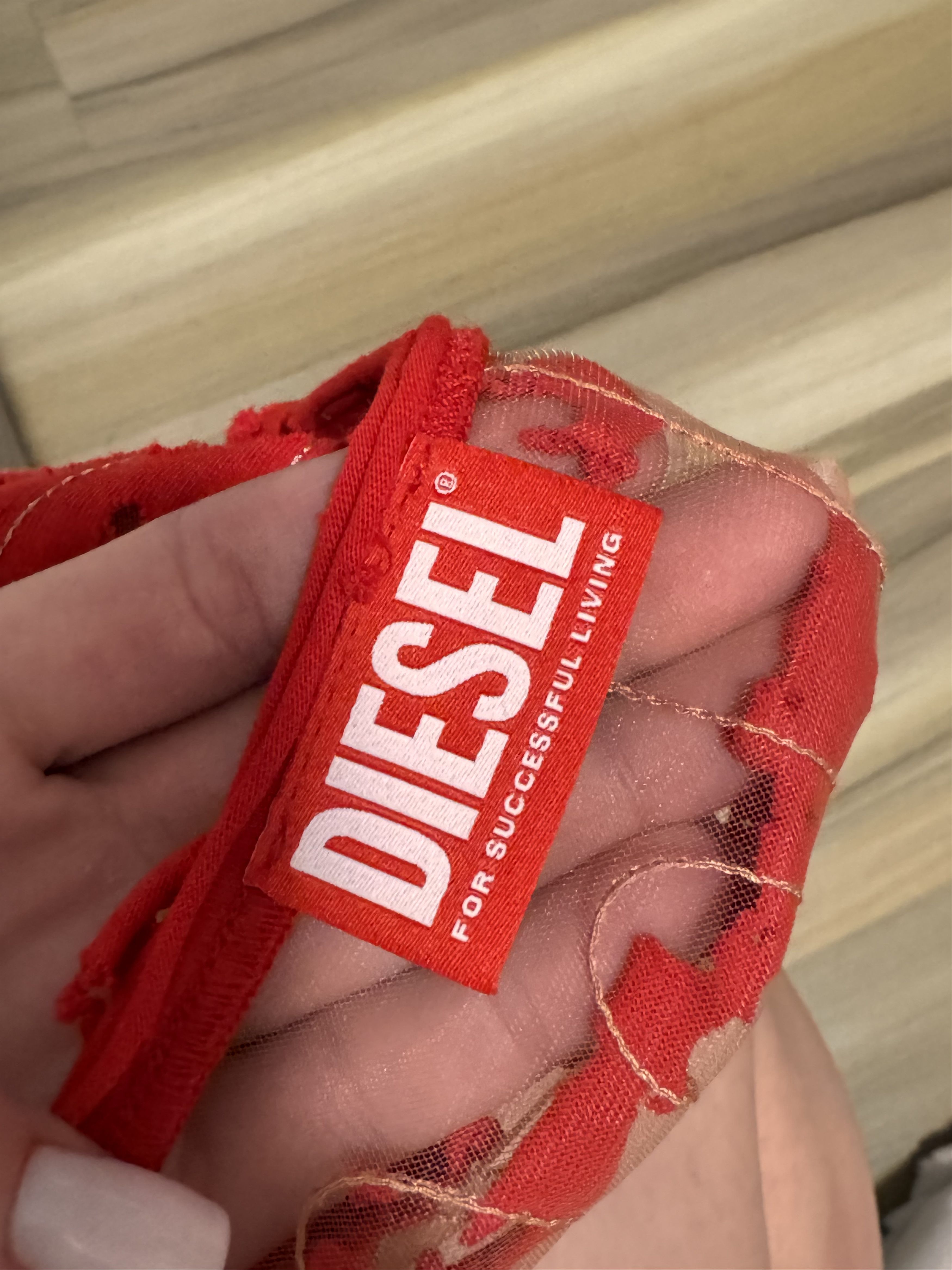 Diesel Diesel Red Lace Dress — NEW / Original Size S / US 4 / IT 40 - 9 Thumbnail