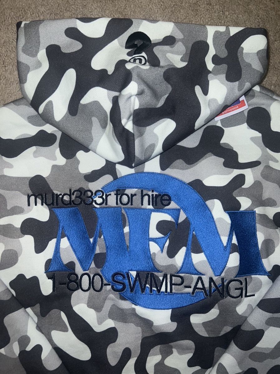 Complex COMPLEXCON x MURD333R.FM x GREEDY UNIT SNOW CAMO HOODIE Size US XL / EU 56 / 4 - 4 Thumbnail