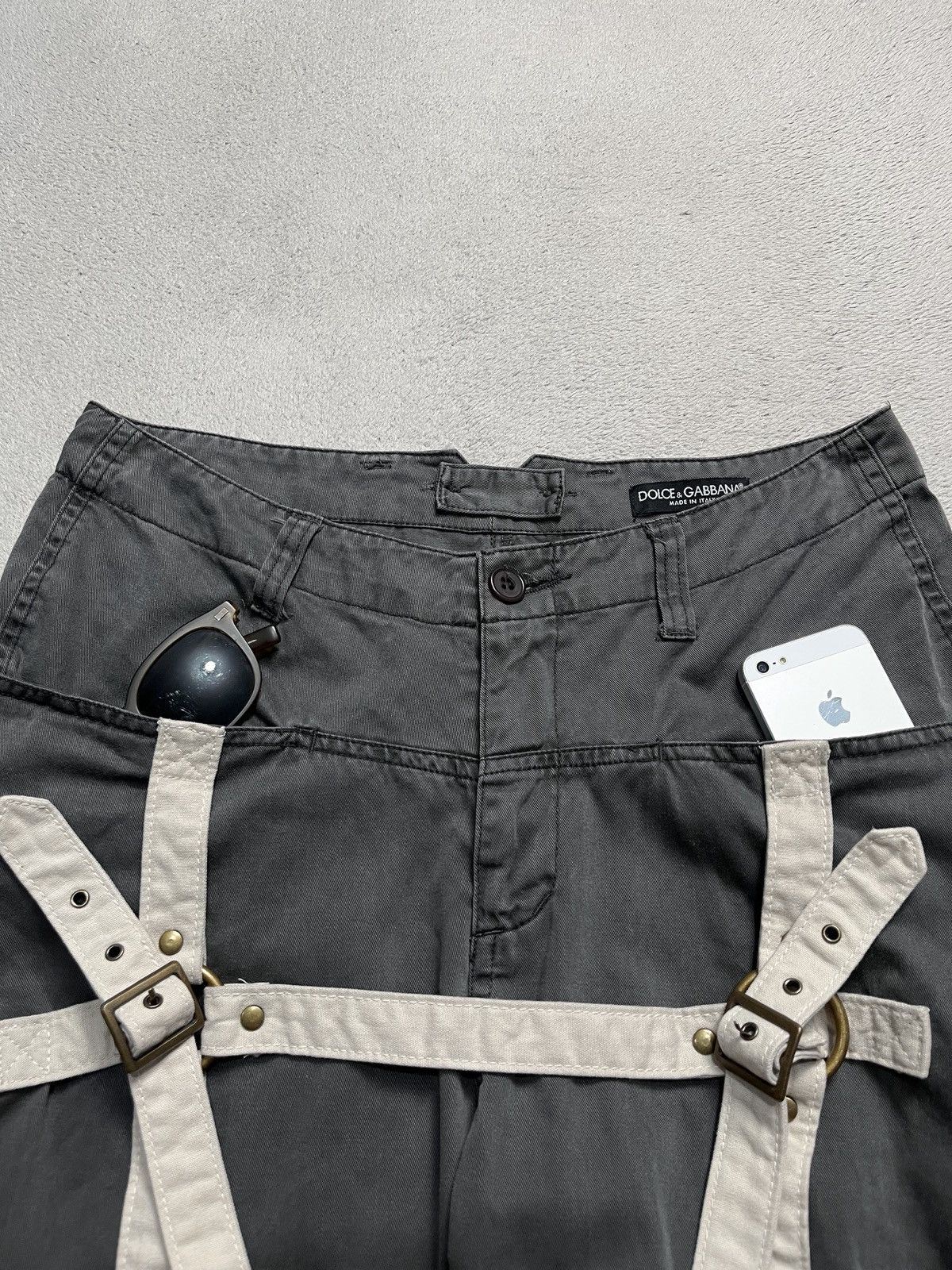 Dolce & Gabbana Dolce & Gabbana Bondage Pants Punk Style Size US 29 - 4 Thumbnail
