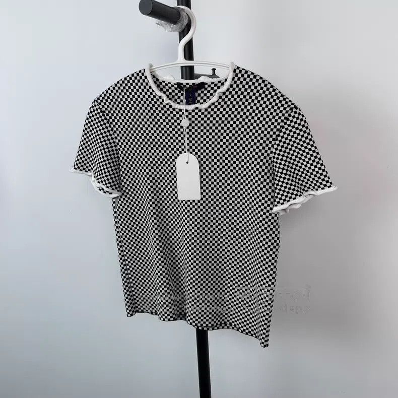 Louis Vuitton Louis Vuitton 2022ss black and white checkerboard short sl Size S / US 4 / IT 40 - 2 Thumbnail
