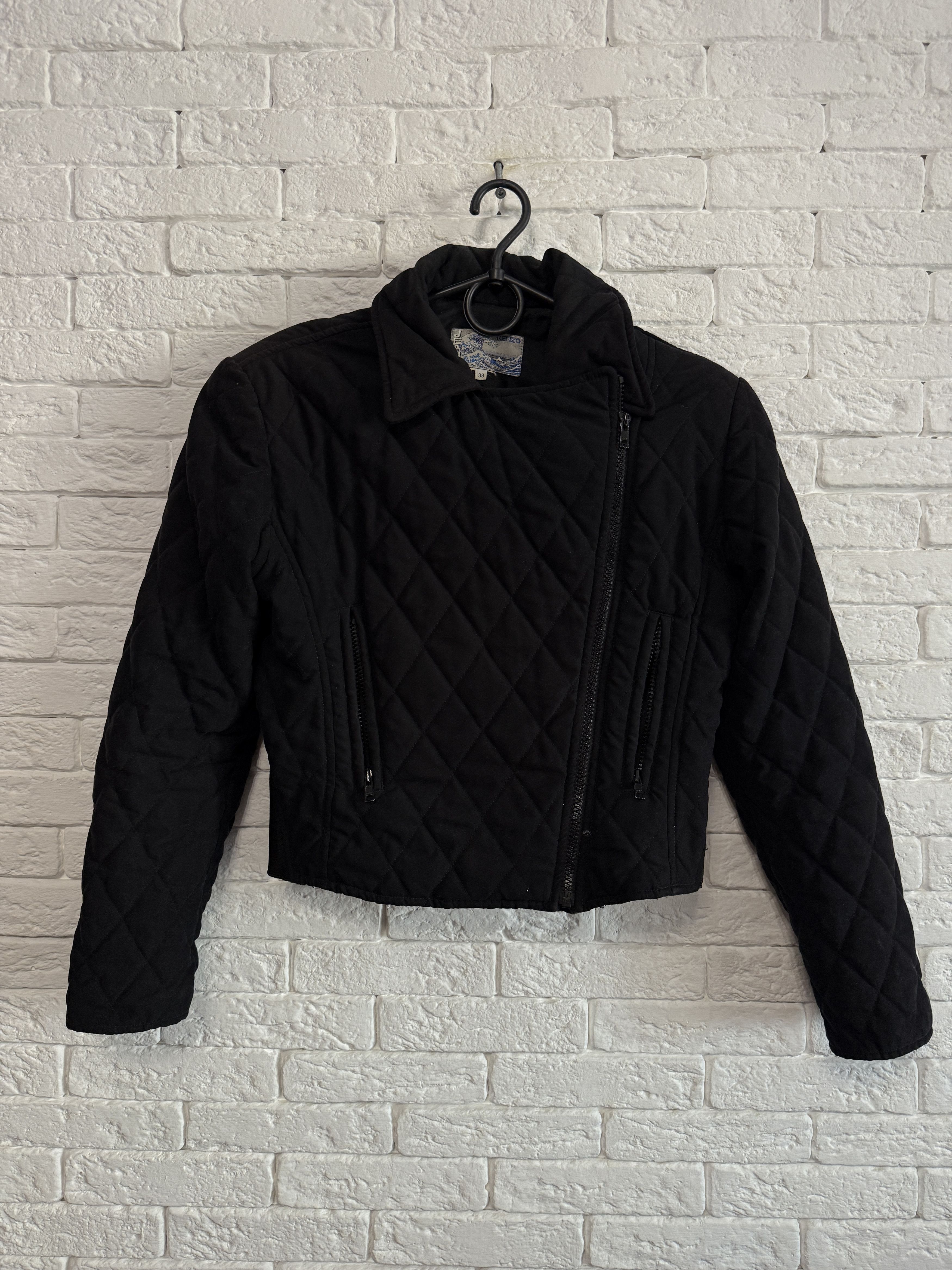 Kenzo Vintage Kenzo Jeans Cropped Quilted Jacket Women Sz 38 Size XS / US 0-2 / IT 36-38 - 1 Thumbnail