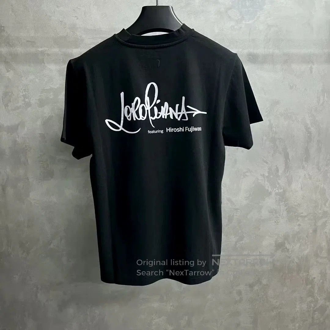 Loro Piana latest black graphic print short sleeve t. Size US XS / EU 42 / 0 - 2 Thumbnail