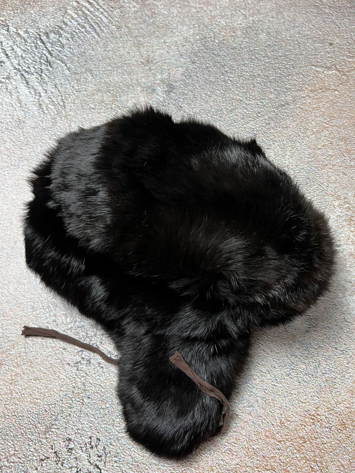 Japanese Brand × Vintage y2K faux fuzzy mohair Japan Avant Garde style hat USHANKA Size ONE SIZE - 4 Thumbnail