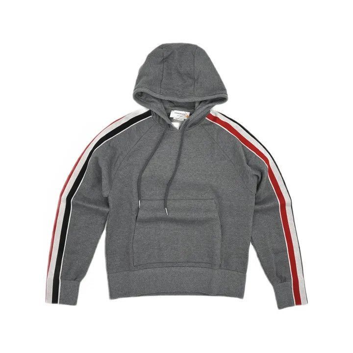 Other TB Gray Hoodie with Side Stripes 0079-2507 Size US M / EU 48-50 / 2 - 2 Thumbnail