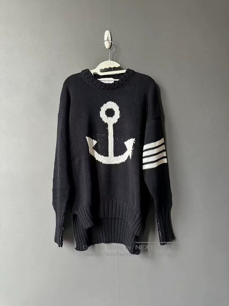 Thom Browne Thom Browne Anchor Knit Sweater Size US M / EU 48-50 / 2 - 1 Thumbnail