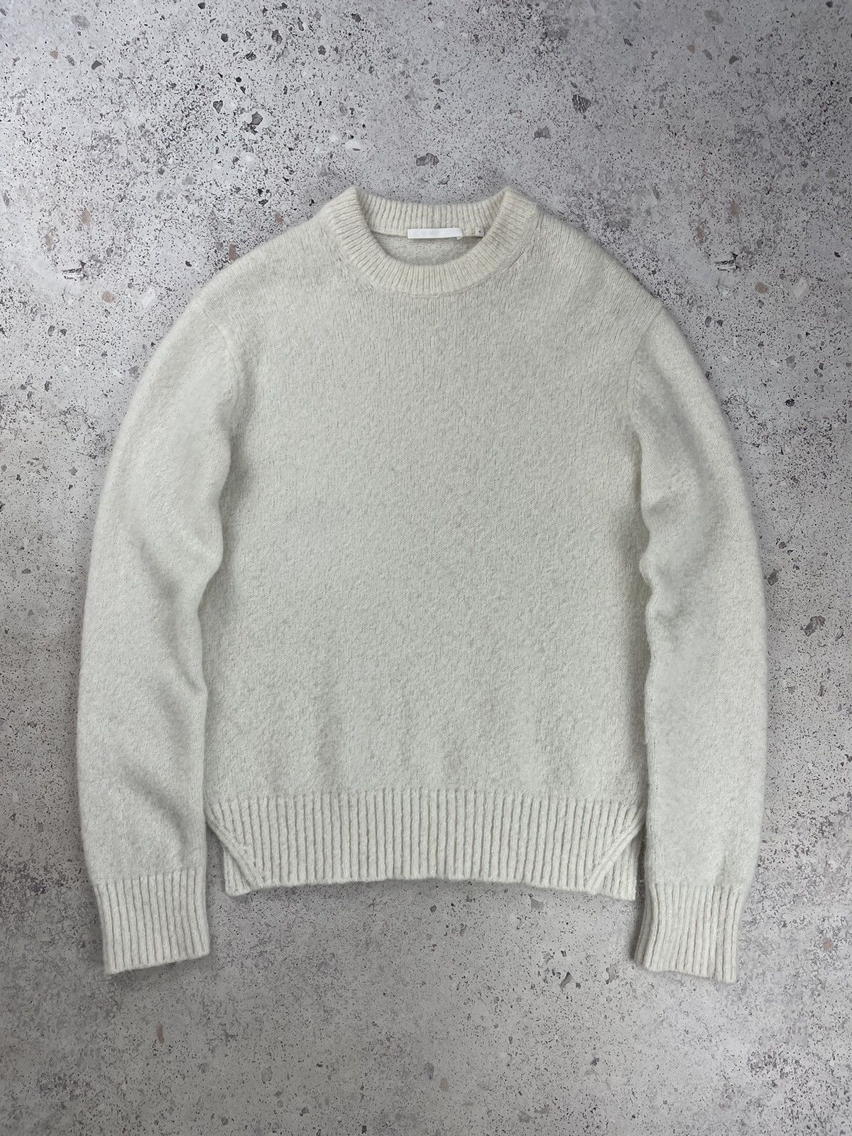 Helmut Lang Brushed Alpaca Crewneck Sweater Size S
