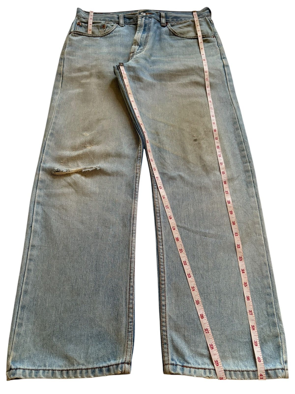 Levi's Vintage 90s Levis 505 Mud Wash Distressed Loose Baggy Jeans Size US 34 / EU 50 - 13 Thumbnail