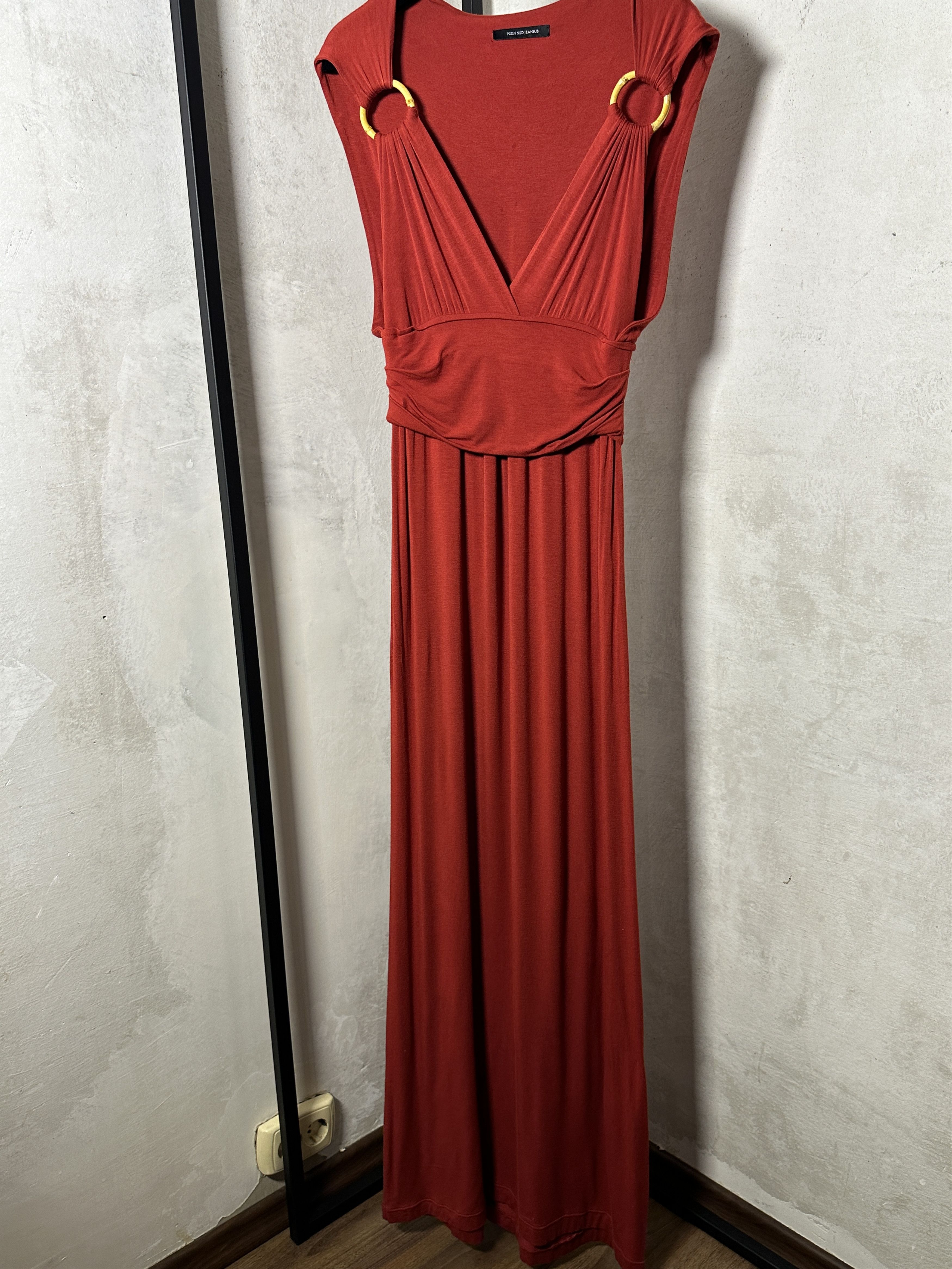 plein sud Plein Sun Cotton Viscose Greek Style Maxi Dress Size S / US 4 / IT 40 - 4 Thumbnail