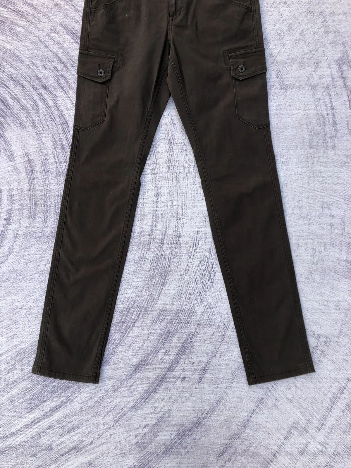 Japanese Brand × Olive Japanese Uniqlo Cargo Pants Multipocket Tactical W34xL41 Size US 34 / EU 50 - 3 Thumbnail