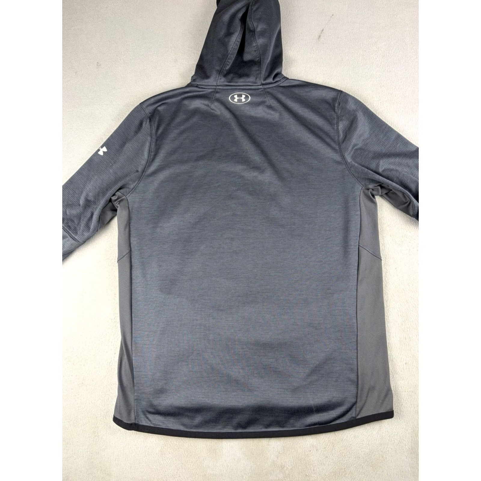 Under Armour Under Armour Hoodie Pullover Men XL Gray Solid Fleece Logo Sports Golf Cold Gear Reactor Size US XL / EU 56 / 4 - 4 Thumbnail