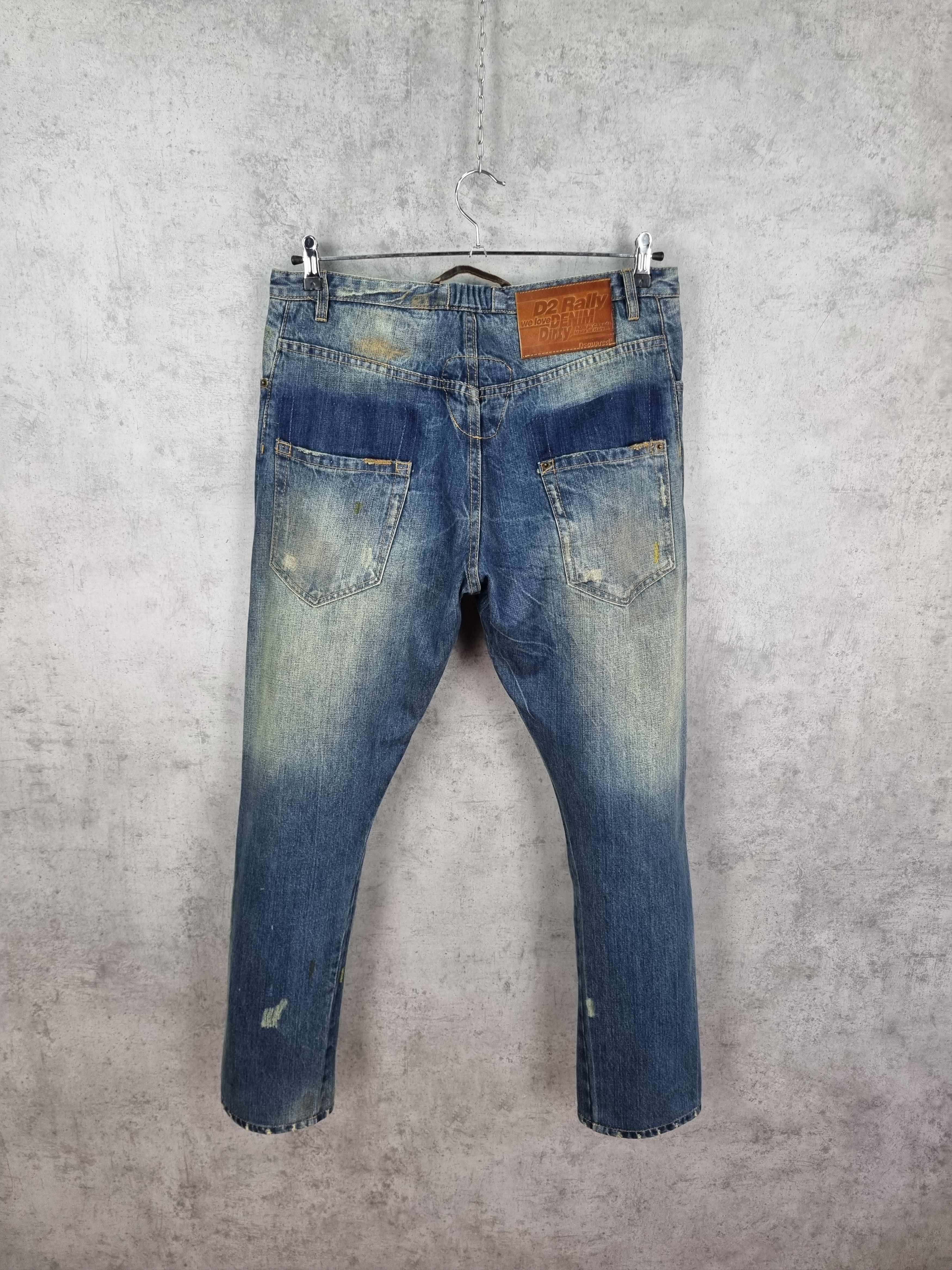 Dsquared2 Dsquared D2 Rally Biker DENIM DIRTY Made in Italy Size US 34 / EU 50 - 2 Thumbnail