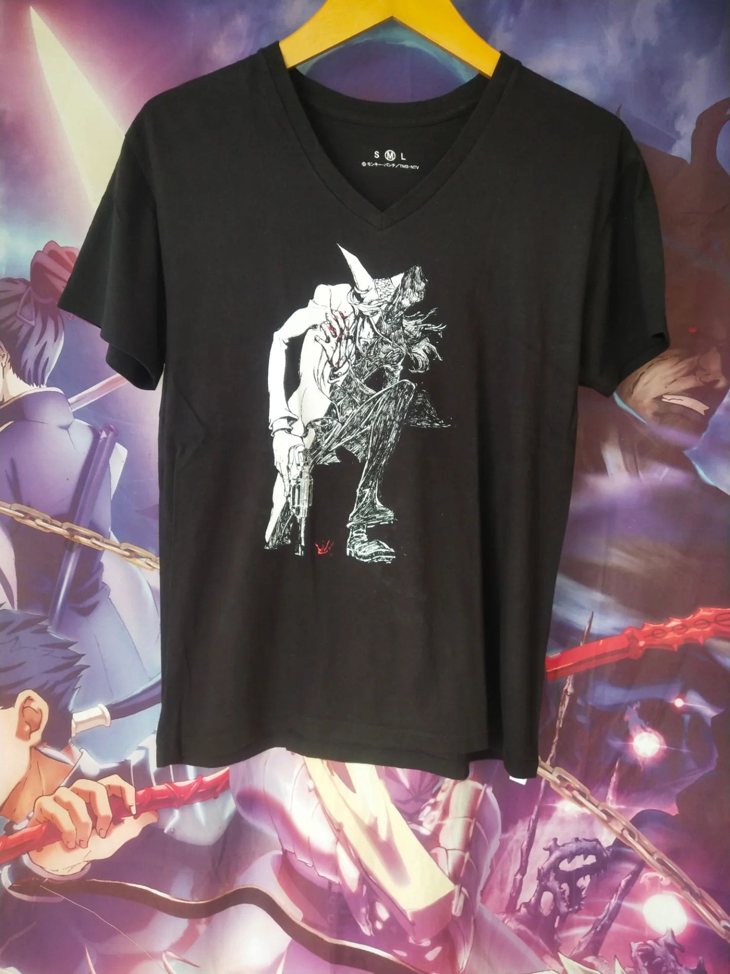 Anime Lupin the 3rd Graphic V-Neck Anime Tee Size US S / EU 44-46 / 1 - 1 Thumbnail