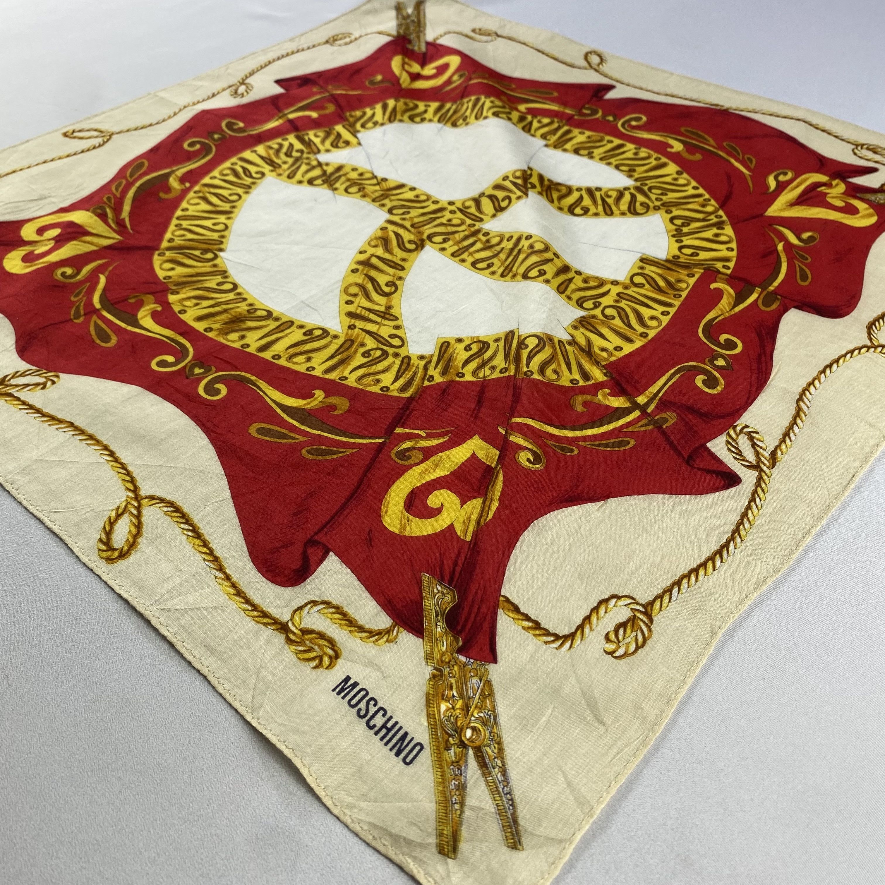 Vintage Moschino Bandana/ Handkerchief / Neckerchief Size ONE SIZE - 2 Thumbnail