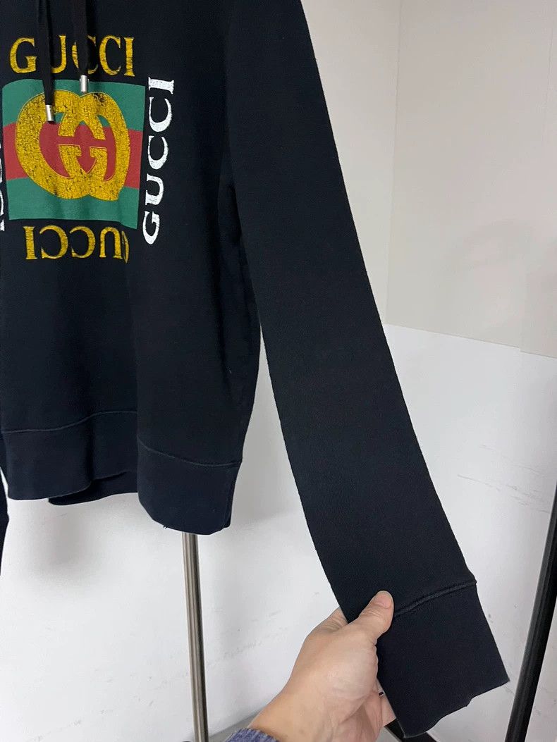 Gucci Gucci Black squares make old hoodies 2502-Nextarrow Size US S / EU 44-46 / 1 - 8 Thumbnail