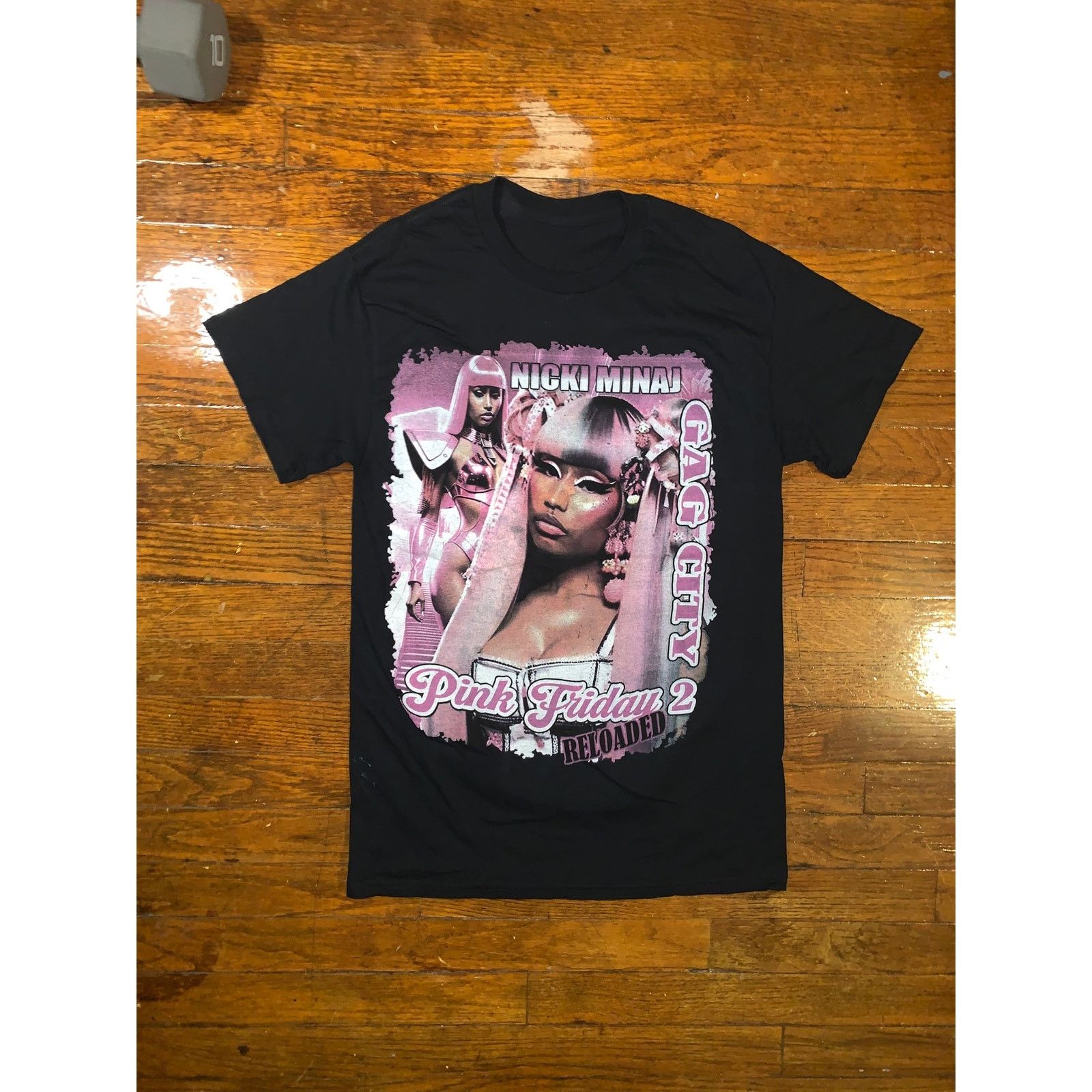 Rap Tees Nicki Minaj Pink Friday 2 Tour T Shirt Gag City 2024 Black S Size US S / EU 44-46 / 1 - 1 Thumbnail
