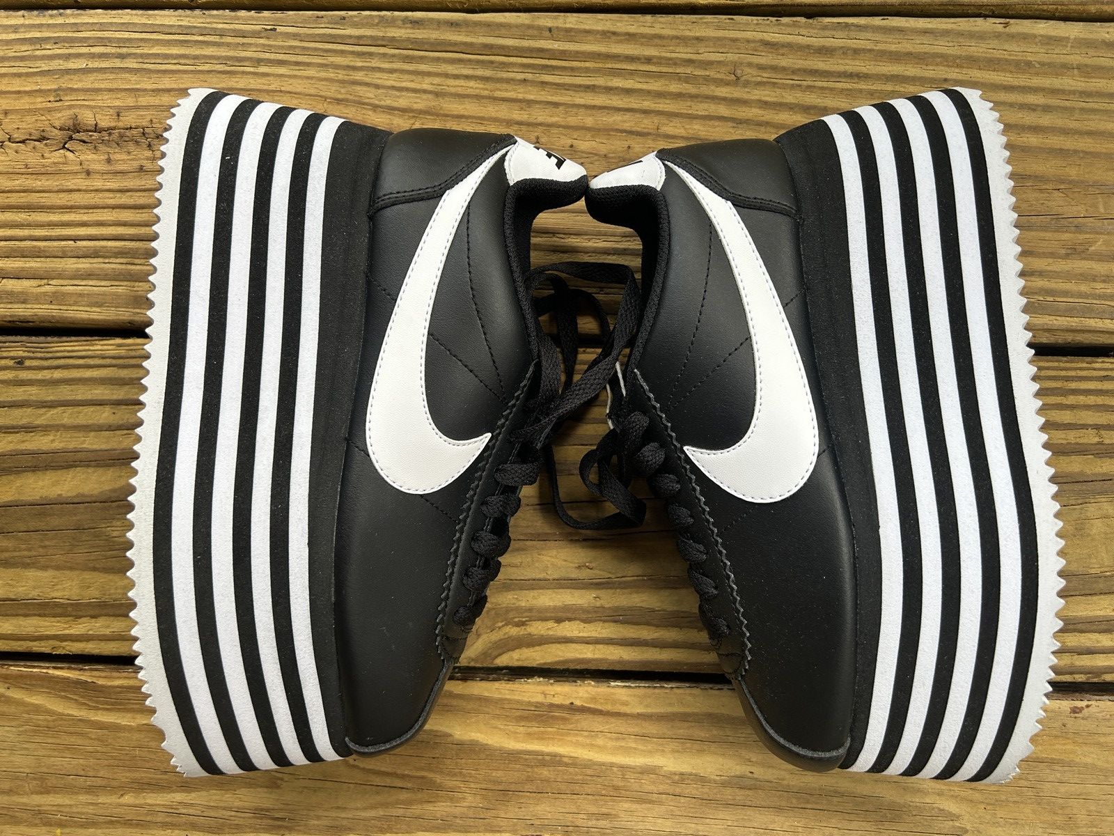 Comme des Garcons × Nike Nike x comme des garcons platform cortez sneaker runway Size US 5 / IT 35 - 1 Thumbnail