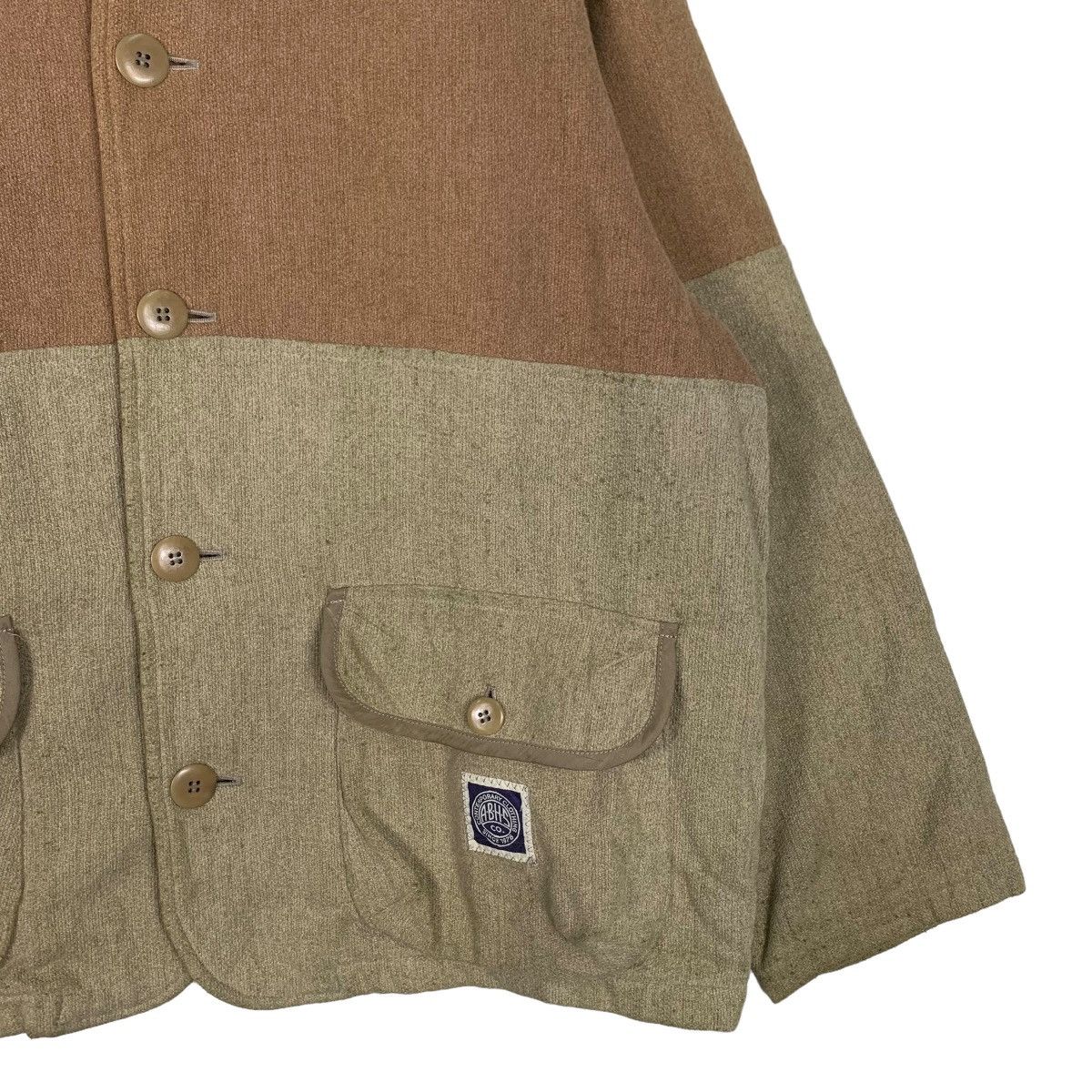 ABAHOUSE ABAHHOUSE Hooded Jacket Button Closure #0329-C15 Size US XL / EU 56 / 4 - 5 Thumbnail