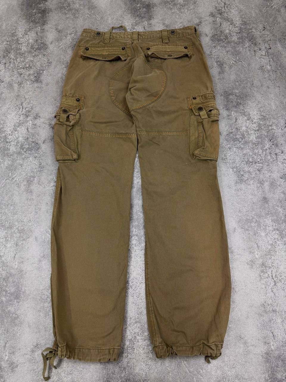 Alpha Industries Alpha Industries Men Cargo Pants Beige Military StyleVintage Size US 36 / EU 52 - 9 Thumbnail