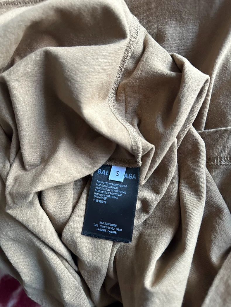 Balenciaga Balenciaga Khaki Wheat Pattern Short Sleeve, S Size Size US S / EU 44-46 / 1 - 4 Thumbnail