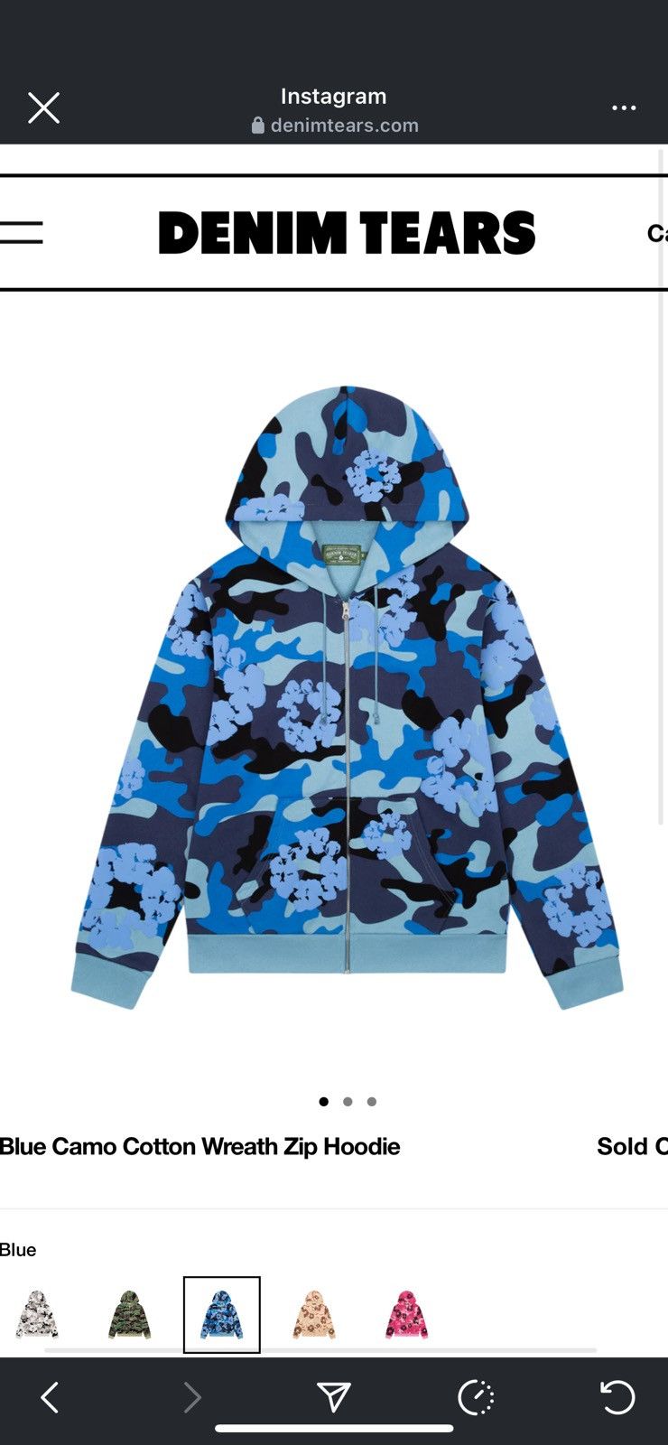 Denim Tears Zip | Grailed