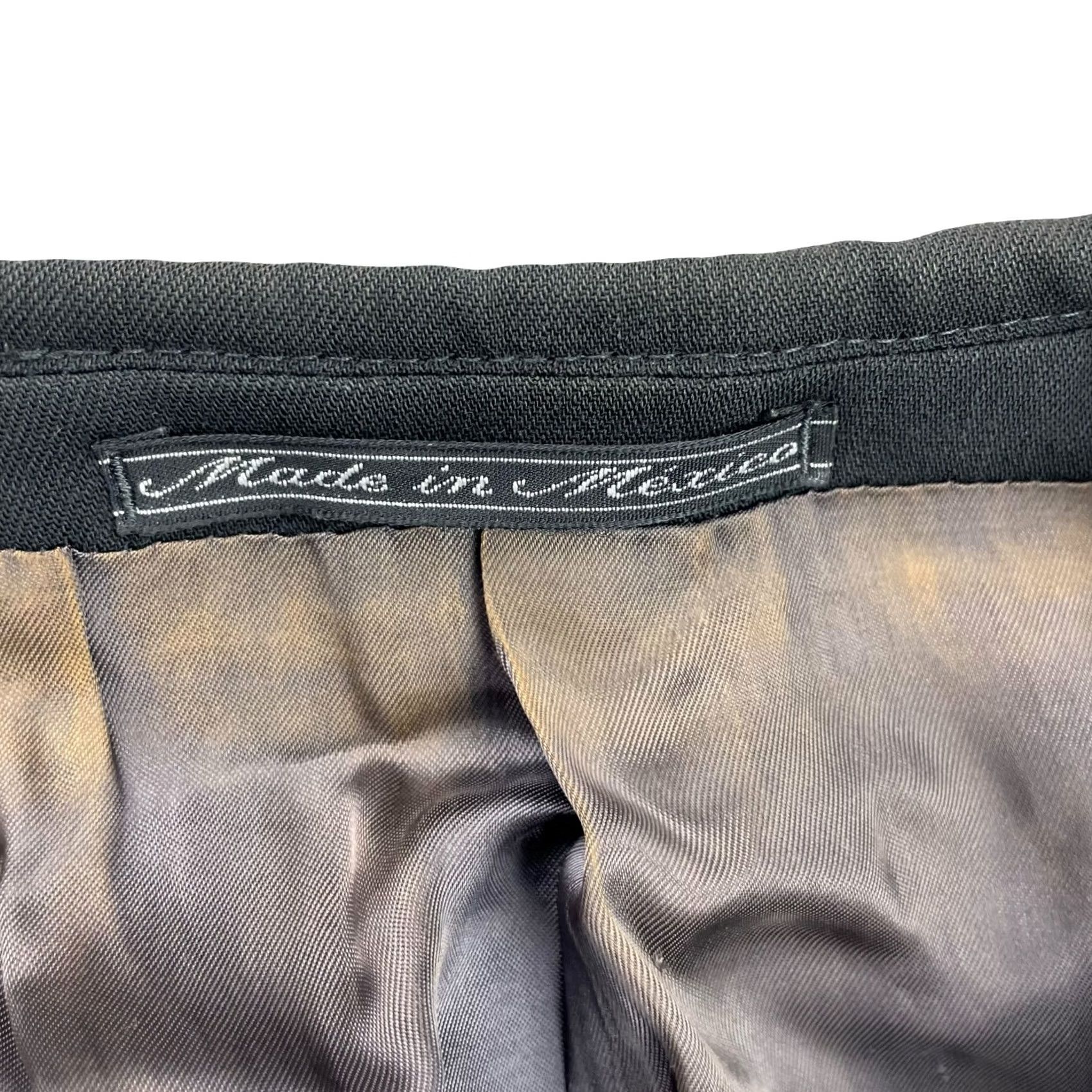 Versace VTG Gianni Versace Blazer Men’s 40 Black 100% Wool 4-Button Single-Breasted Vintage Versace Jacket/Coat Short Mens Size 40R - 4 Thumbnail