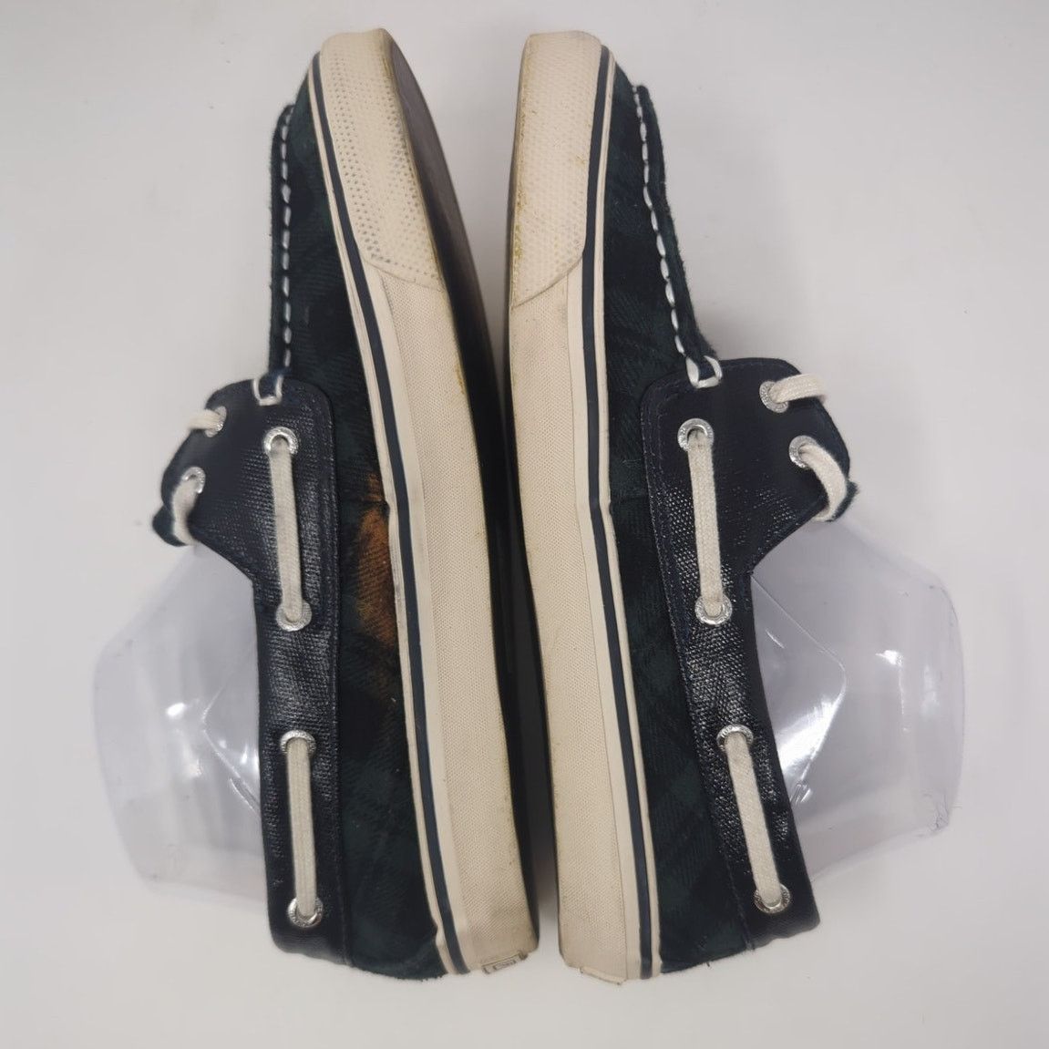 Sperry Sperry Top-Sider Green Boat Shoes Fabric Women Size 7.5 Size US 7.5 / IT 37.5 - 6 Thumbnail
