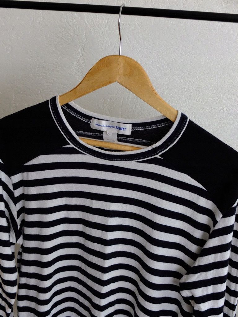 Comme des Garcons SHIRT [L] Striped Longsleeve Shirt (FW12) Size US L / EU 52-54 / 3 - 10 Thumbnail
