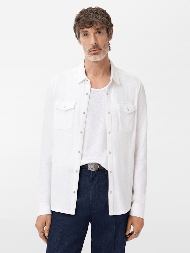 John Varvatos Avron Western Shirt Medium Size US M / EU 48-50 / 2 - 1 Thumbnail