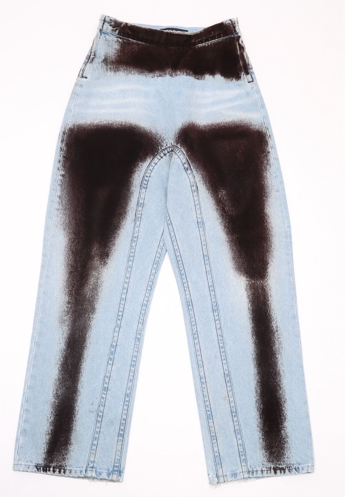 Y/Project Flock Soufflé Cow Denim Size 30" / US 8 / IT 44 - 1 Thumbnail