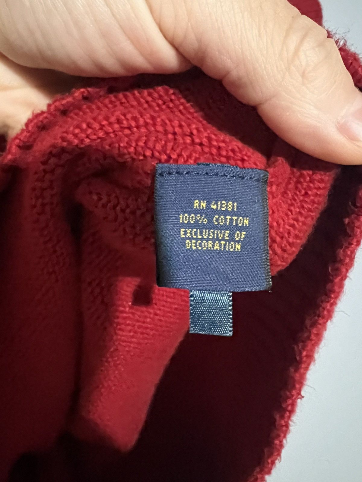 Polo Ralph Lauren Polo Ralph Lauren Men's Size Large Red Sweater 1/4 Zip Knit Size US L / EU 52-54 / 3 - 7 Thumbnail