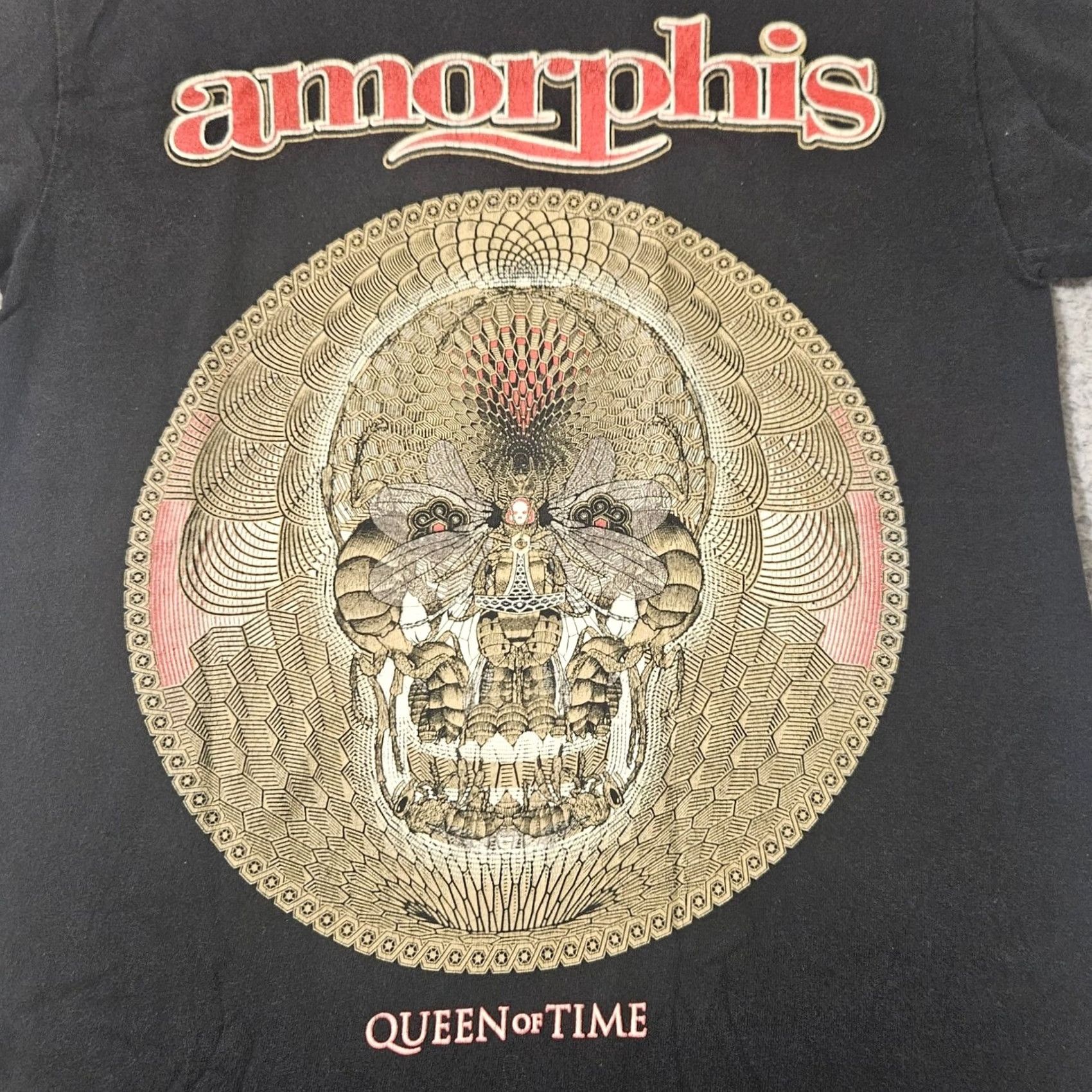Gildan Amorphis Queen Of Time 2019 Tour Short Sleeve T Shirt Size Small Black Mens S Gildan Shirt Size US S / EU 44-46 / 1 - 3 Thumbnail