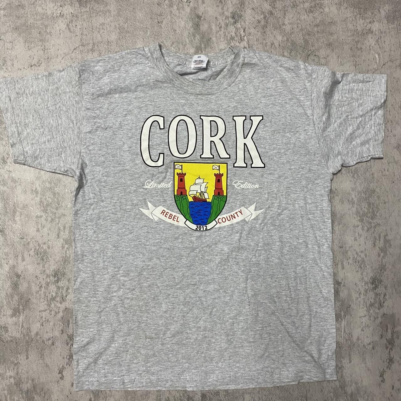 Fruit Of The Loom Grey Cork Rebel 2012 County T-Shirt #Cork #Rebel Size US M / EU 48-50 / 2 - 1 Thumbnail