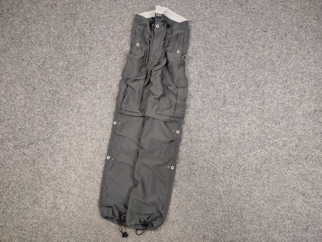 Vintage VTG Baggy Cargo If Six Was Nine Style Parachute Y2K Pants Size US 32 / EU 48 - 3 Thumbnail