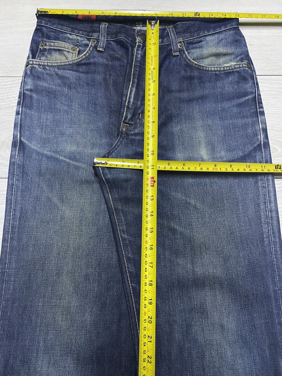 Edwin Vintage Edwin 503 Mud wash Loose Jeans Size US 30 / EU 46 - 13 Thumbnail