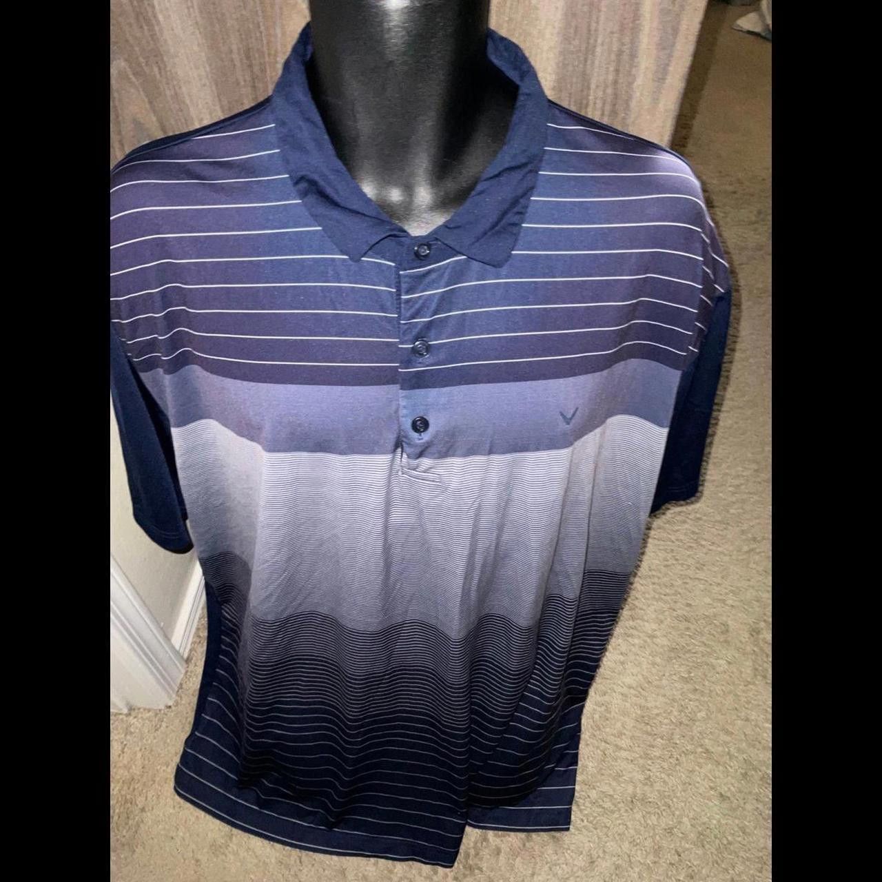 Callaway Mens Used Callaway Blue Striped Size US XXL / EU 58 / 5 - 1 Thumbnail