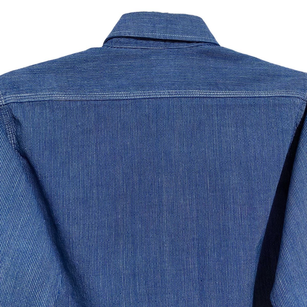 Sugar Cane Sugar Cane Pinstriped Wabash Indigo Denim Button Up Size US S / EU 44-46 / 1 - 16 Thumbnail