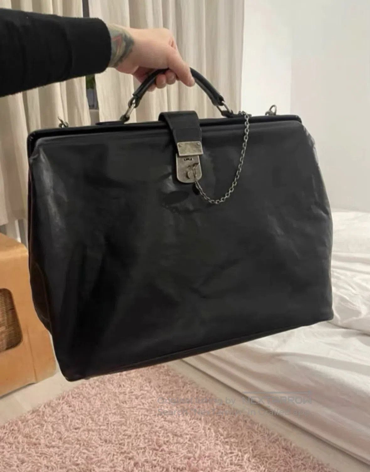 Jean Paul Gaultier Jean Paul Gaultier Large Briefcase Doctor Bag. Size ONE SIZE - 1 Thumbnail