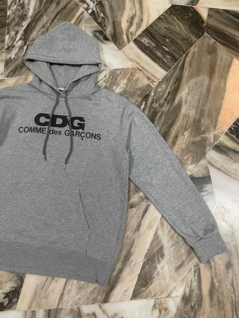 CDG by Comme des Garcons AD2019 Comme Des Garcons CDG Grey Hoodie Size US XL / EU 56 / 4 - 5 Thumbnail