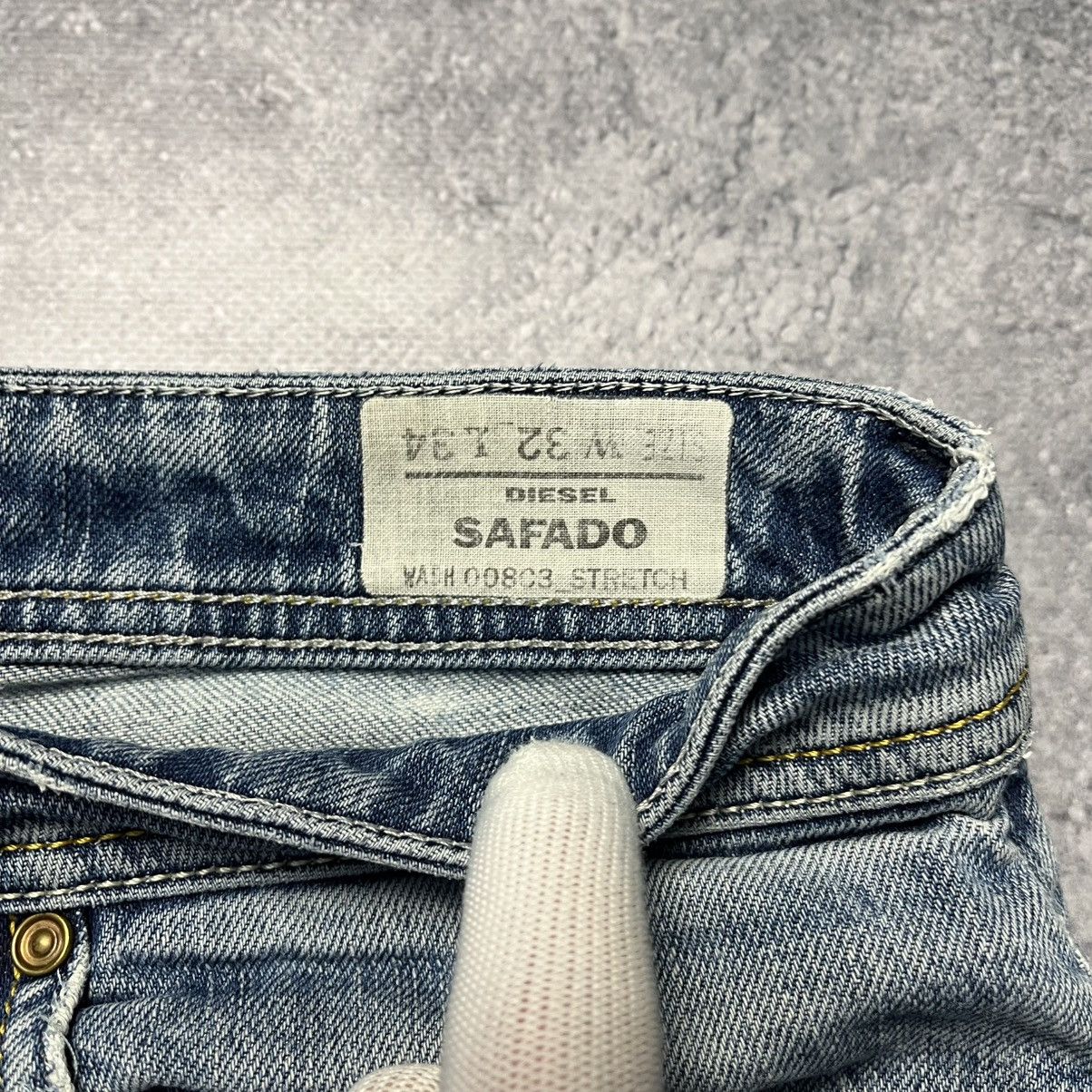 Diesel × Vintage Vintage Diesel Distressed Denim Jeans Safado Y2K Avant-Garde Size US 32 / EU 48 - 9 Thumbnail