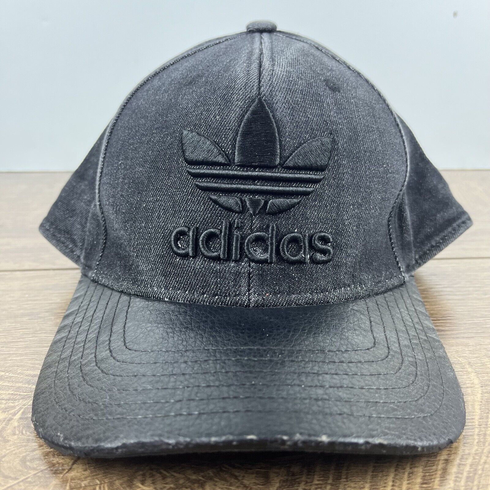 Adidas Adidas Snapback Hat Black Adidas Casual Hat Adjustable Black Size ONE SIZE - 4 Thumbnail