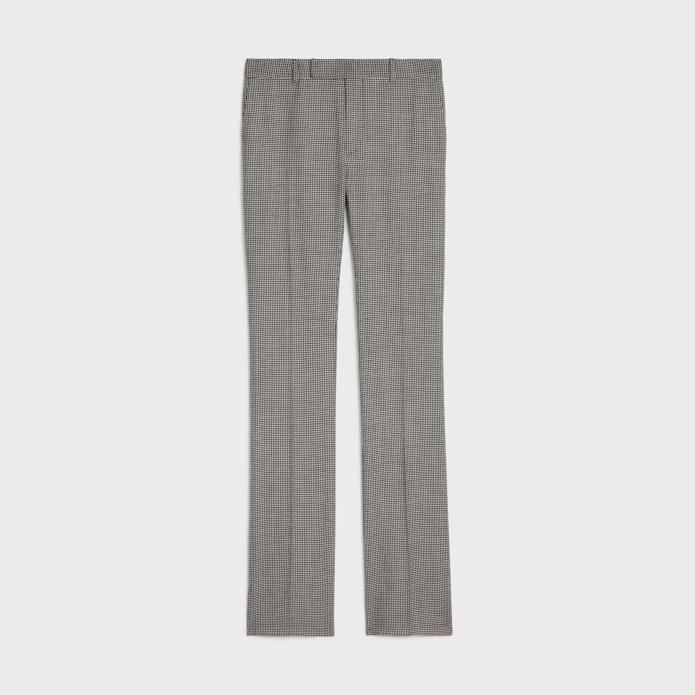 Celine FLARED PANTS IN WOOL AND CASHMERE black/chalk Size US 36 / EU 52 - 1 Thumbnail