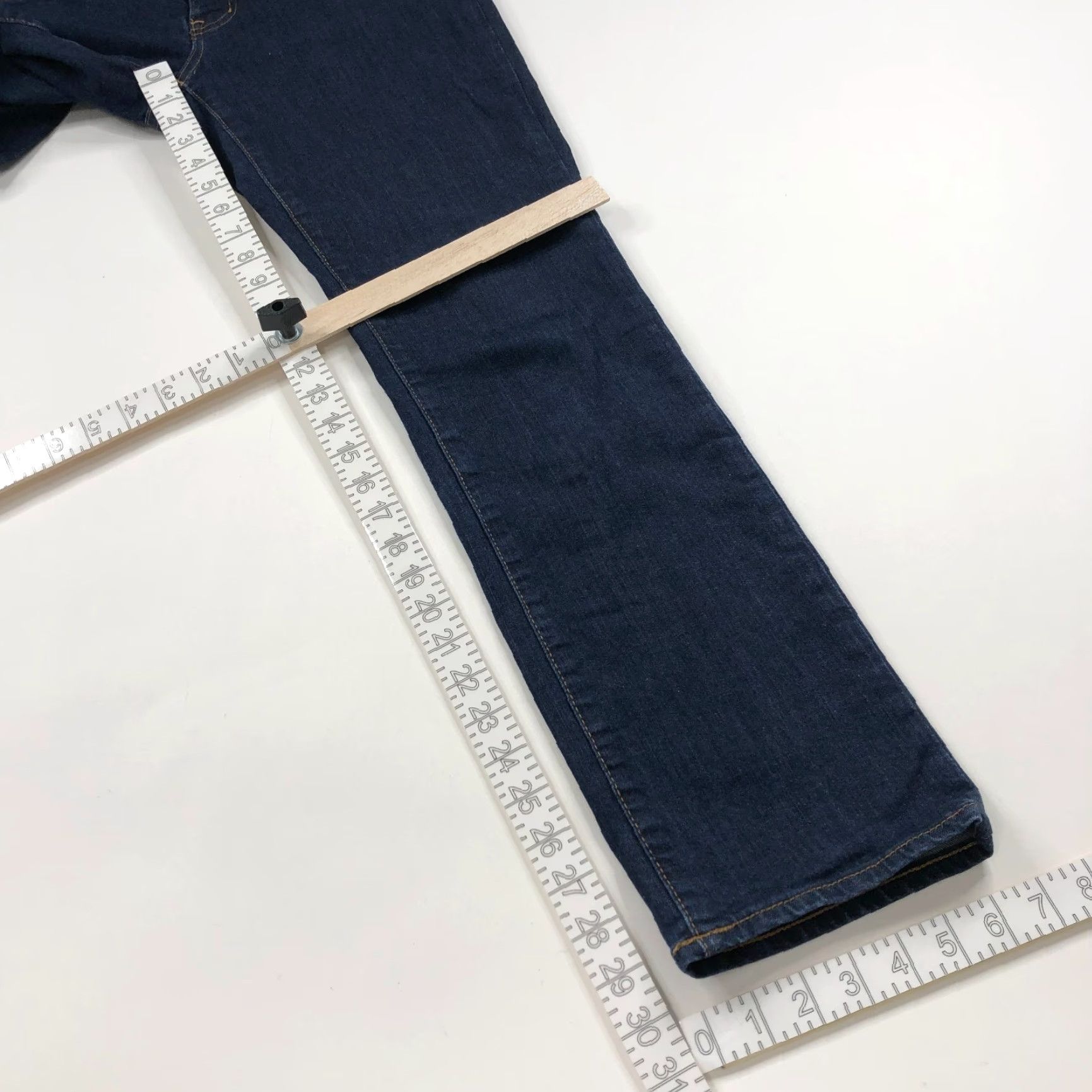 Ralph Lauren Lauren Ralph Lauren Black Label Jeans Slim Straight Mid Rise 8 (31W 29L) Denim 5-Pocket Regular Womens Jeans Size 30" / US 8 / IT 44 - 3 Thumbnail