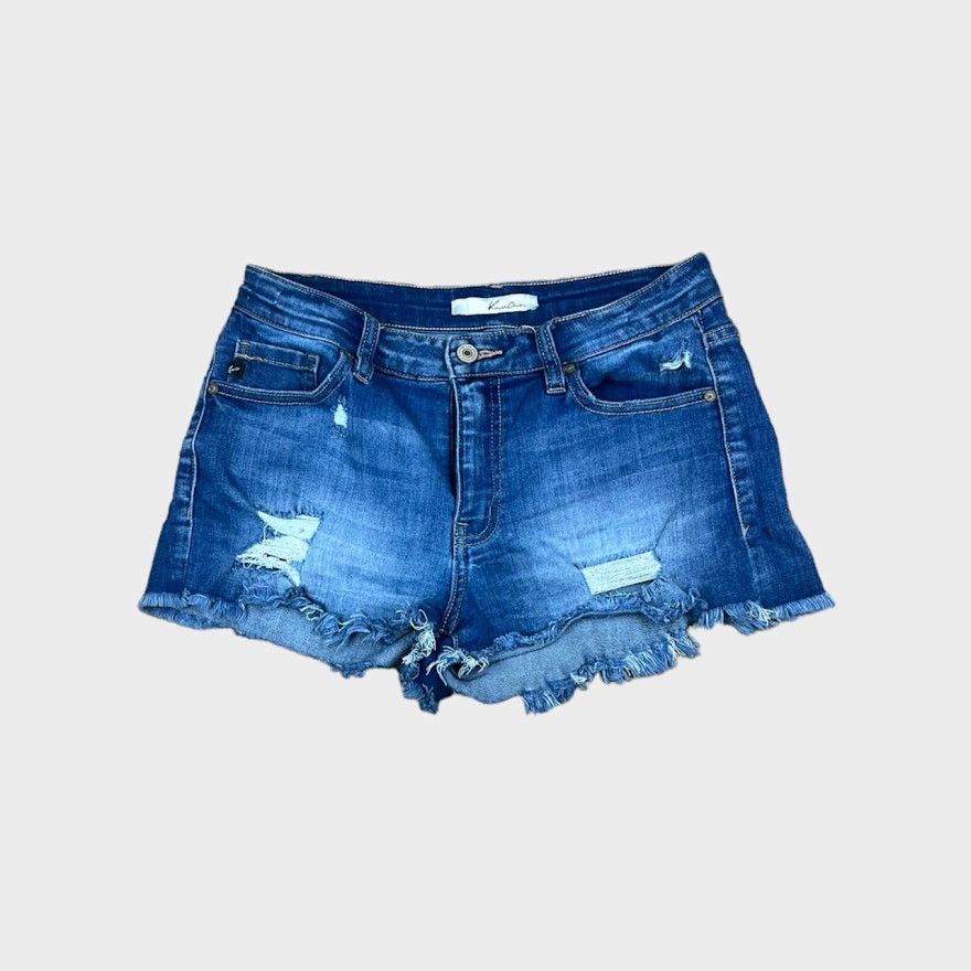 Nordstrom KanCun Daphne Mid Rise Shorts | Medium | Frayed Hem Size 28" / US 6 / IT 42 - 6 Thumbnail