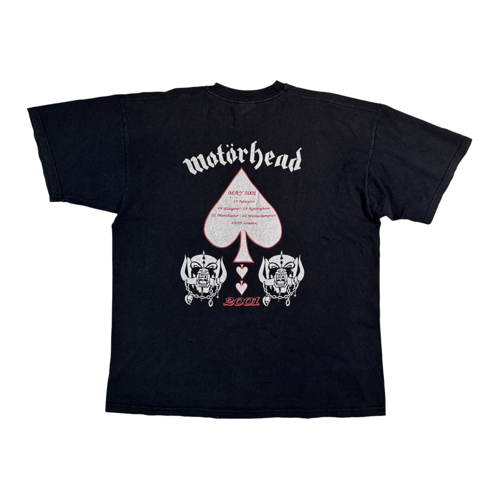 Band Tees Vintage 2001 Motörhead T-shirt Heavy Metal Band Tee XL Size US XL / EU 56 / 4 - 2 Thumbnail