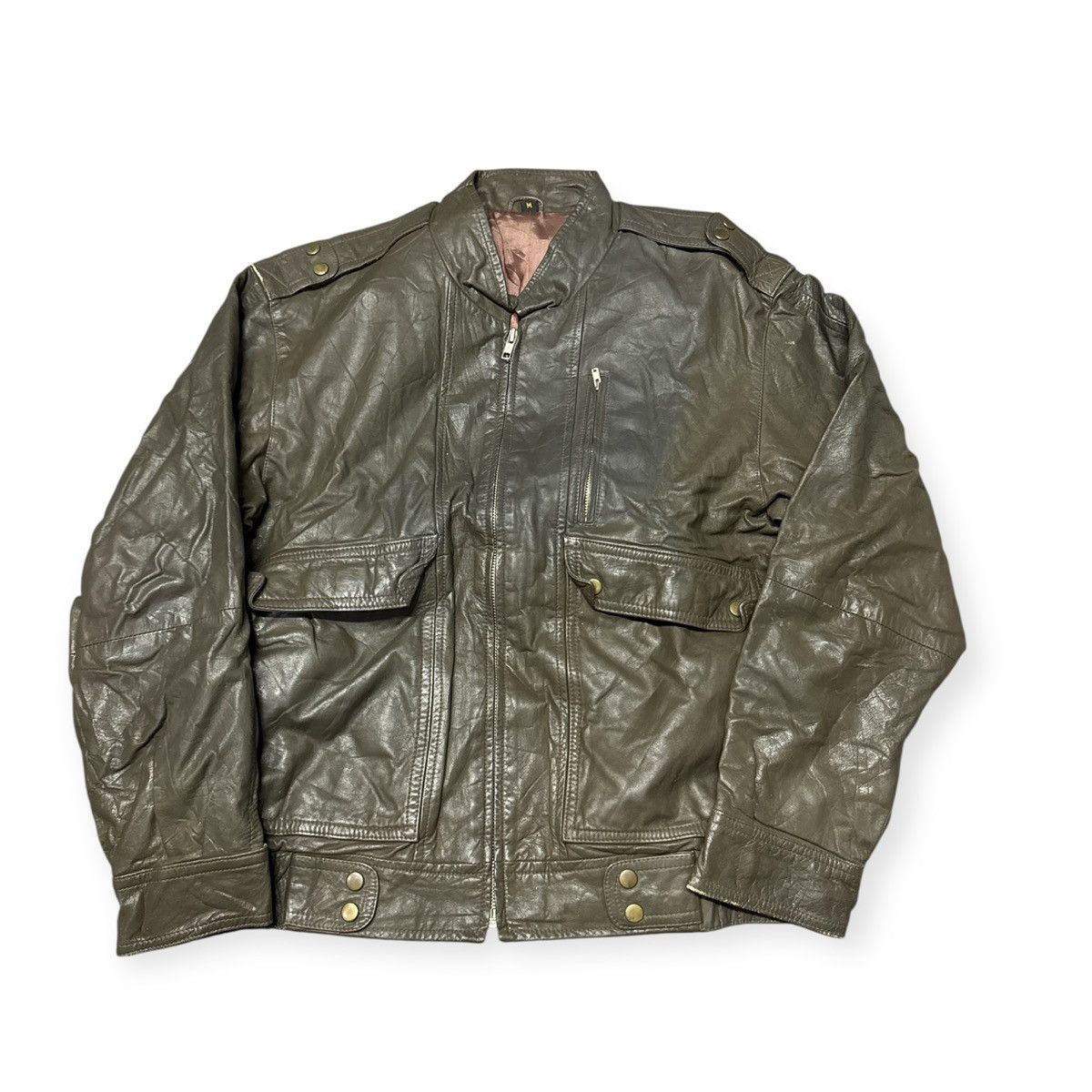 Genuine Leather JAPANESE BRAND LEATHER JACKET Size US M / EU 48-50 / 2 - 1 Thumbnail